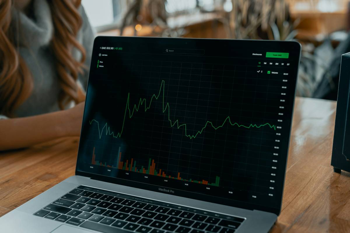 share trading financial strategies chart showing backtest vs live performance divergence